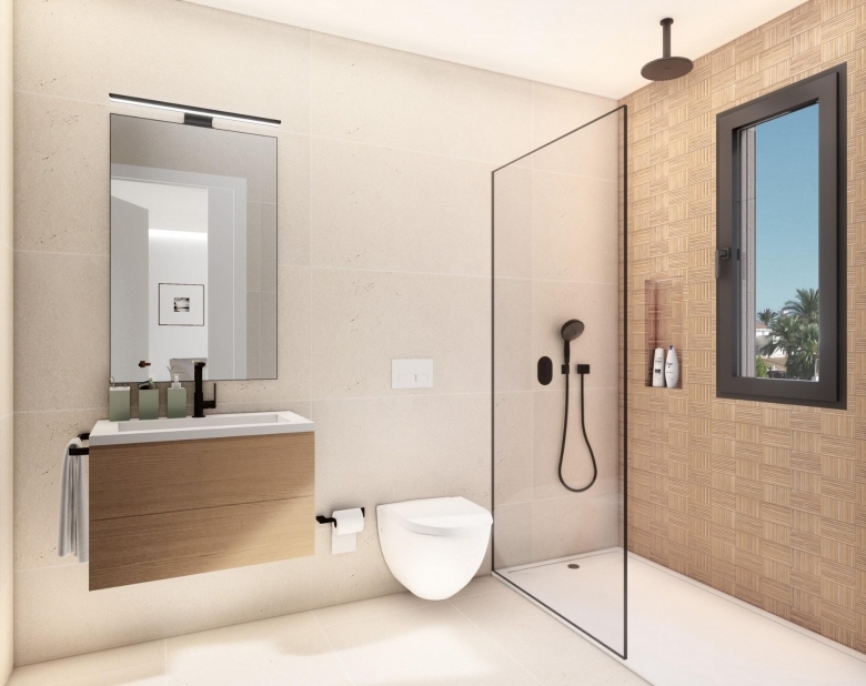 Bungalow de planta baja con 2 dormitorios y piscina privada a la venta en San Pedro del Pinatar