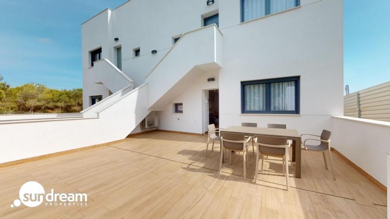 g_43091-4-1 Bungalow de planta baja con 2 dormitorios y 2 amplias terrazas en Los Balcones(Torrevieja)