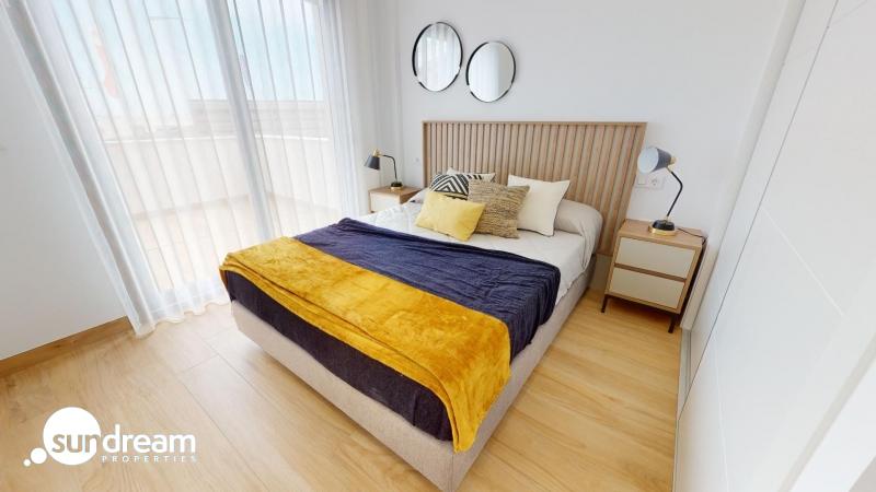 g_43091-4-14 Bungalow de planta baja con 2 dormitorios y 2 amplias terrazas en Los Balcones(Torrevieja)