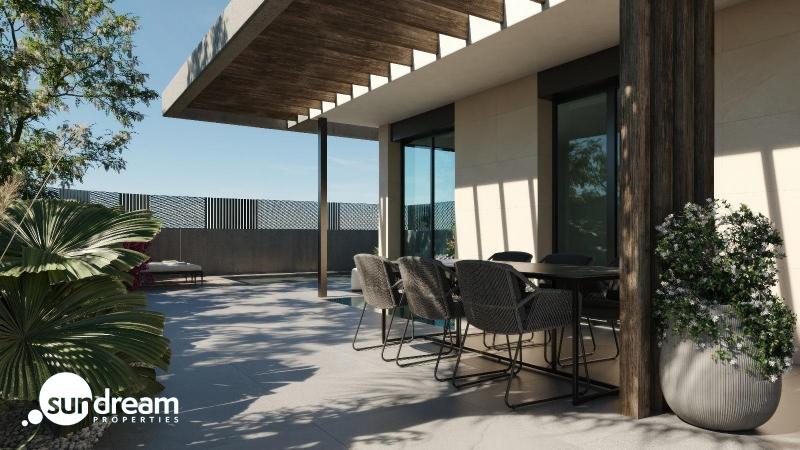 Villa de 3 dormitorios con sótano y piscina privada a la venta en Los Alcázares – Murcia