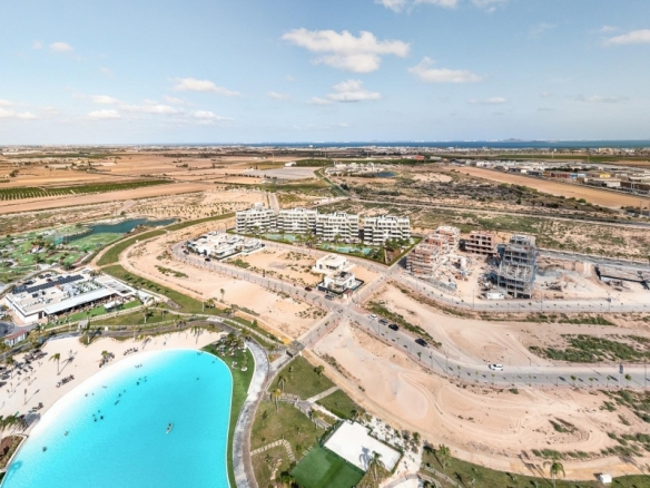 Ático de lujo con 2 dormitorios en venta en el Santa Rosalia Lake and Life Resort(Murcia)