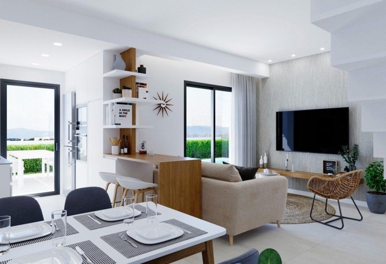 MAGNIFICA VILLA PAREADA DE 3 DORM. DE NUEVA CONSTRUCCIÓN CON SÓTANO EN LOS BALCONES(TORREVIEJA)