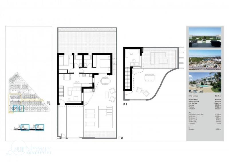 g_43184-6-20 MAGNIFICA VILLA PAREADA DE 3 DORM. DE NUEVA CONSTRUCCIÓN CON SÓTANO EN LOS BALCONES(TORREVIEJA)