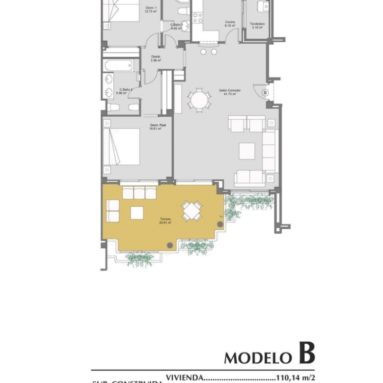 Apartamento de 2 dormitorios Llave en Mano en Venta en Lomas de Campoamor, Orihuela Costa