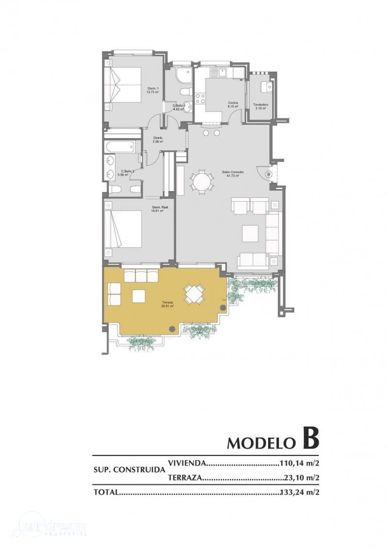 g_43185-10-23 Apartamento de 2 dormitorios Llave en Mano en Venta en Lomas de Campoamor, Orihuela Costa