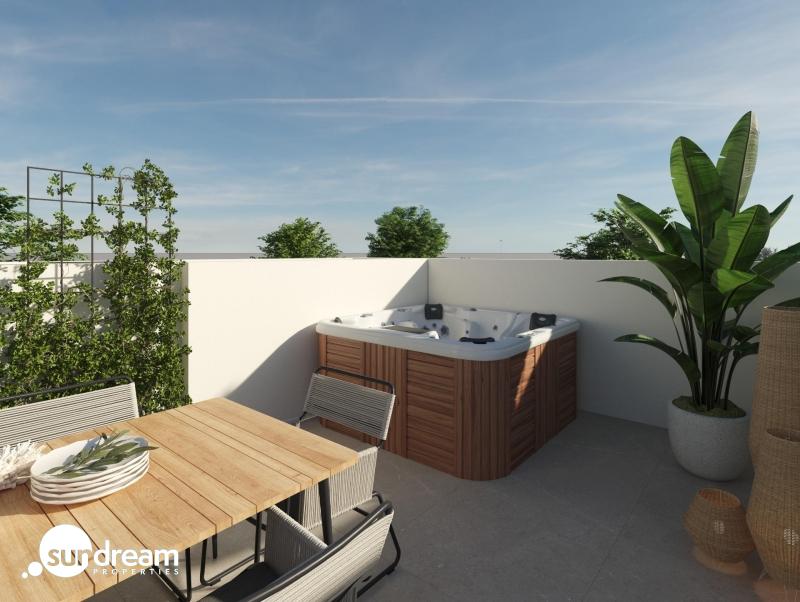 g_43201-36-8 Adosado moderno de 2 dormitorios con piscina comunitaria a la venta en Dolores