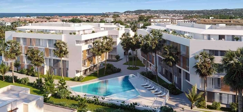Apartamento de planta baja con 3 dormitorios a la venta en Jávea y a solo 5 minutos de la playa y el centro.