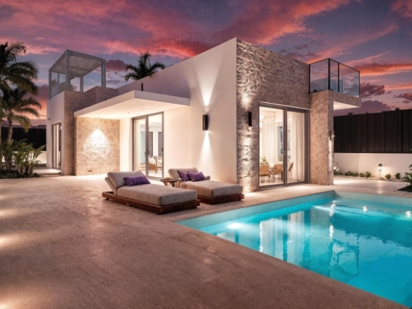Exclusiva villa de 3 dormitorios con piscina privada a la venta cerca de la playa en Los Alcázares