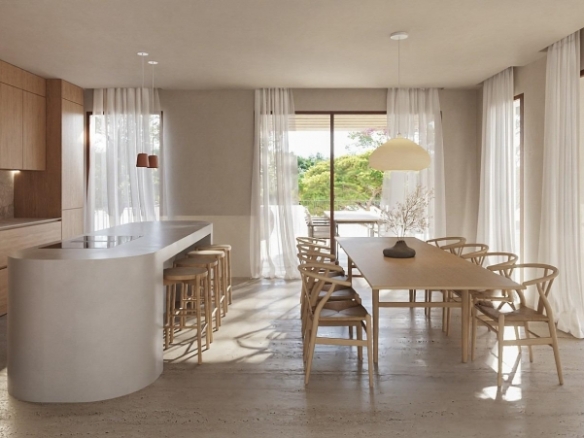 Villa de lujo de estilo ibicenco con 3 dormitorios a solo 1 km de la playa en La Fustera(Benissa)