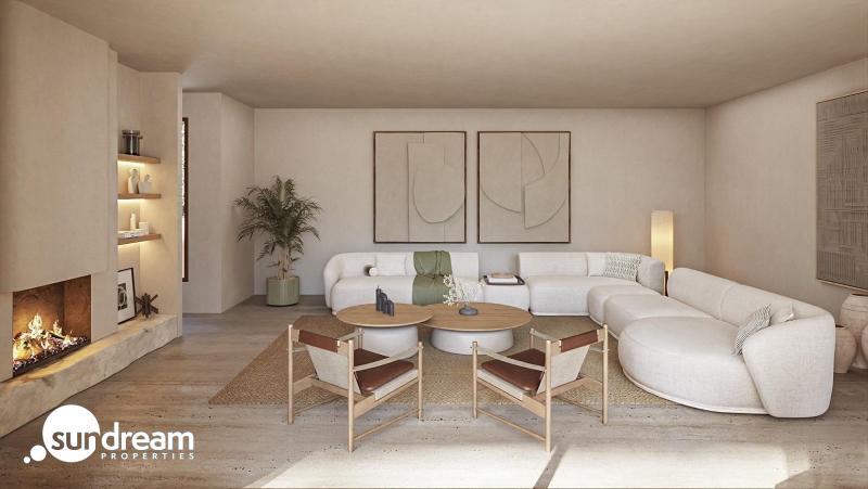 Villa de lujo de estilo ibicenco con 3 dormitorios a solo 1 km de la playa en La Fustera(Benissa)