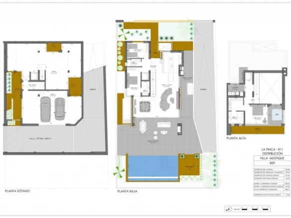 Exclusiva villa de nueva construcción con 3 dormitorios en primera línea de campo de golf en La Finca Golf Resort(Algorfa)
