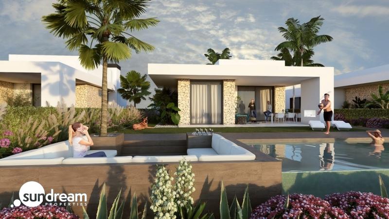 g_43300-14-40 Maginifica villa de nueva construcción con 3 dormitorios en primera línea de campo de golf en La Finca Golf Resort