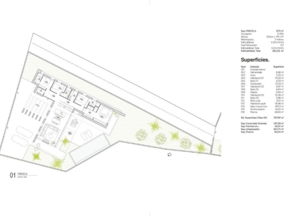 Exclusiva villa en una sola planta de 4 dormitorios junto a la Marquesa Golf(Ciudad Quesada)