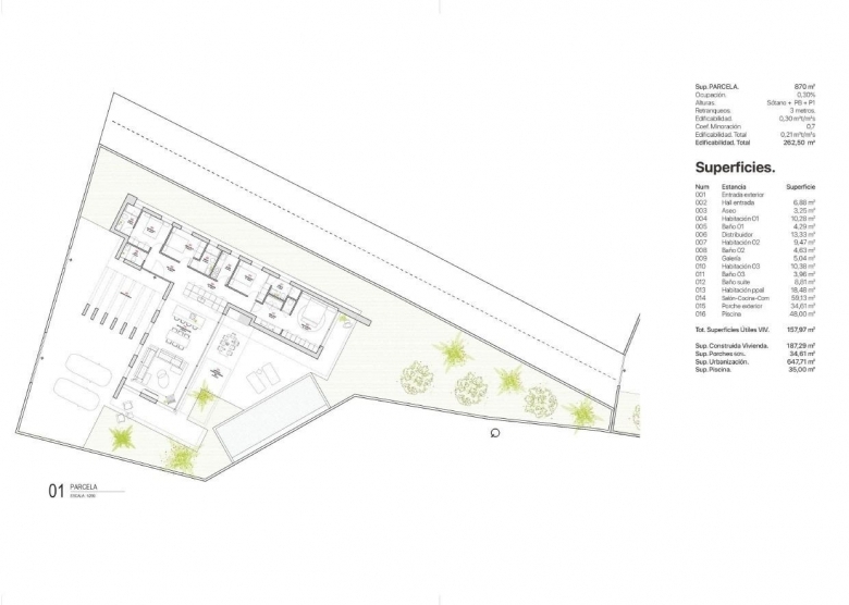 Exclusiva villa en una sola planta de 4 dormitorios junto a la Marquesa Golf(Ciudad Quesada)