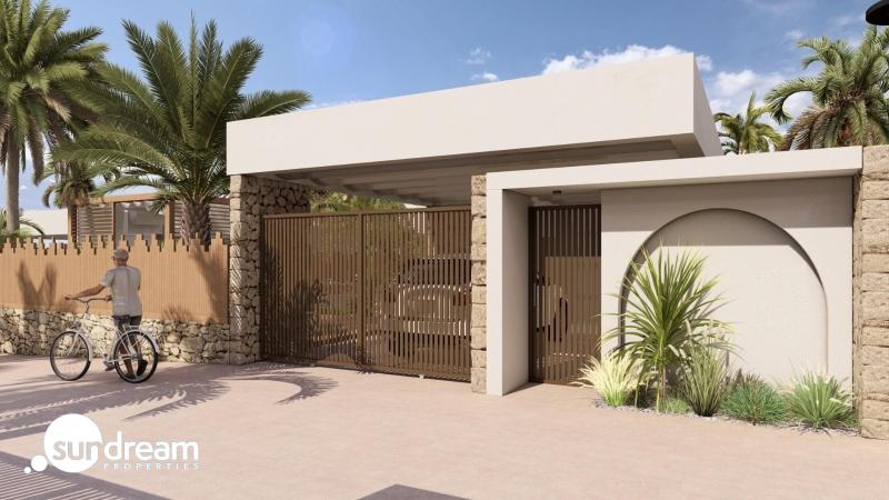 g_43451-7-18 Villa de 3 dormitorios de nueva construcción con piscina privada en resort de golf en Murcia