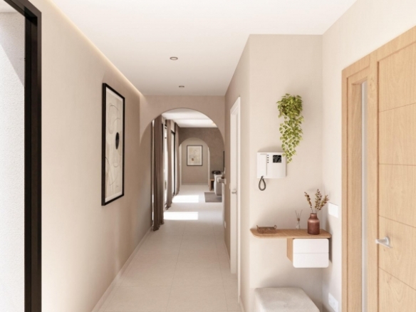 Villa de 3 dormitorios de nueva construcción con piscina privada en resort de golf en Murcia