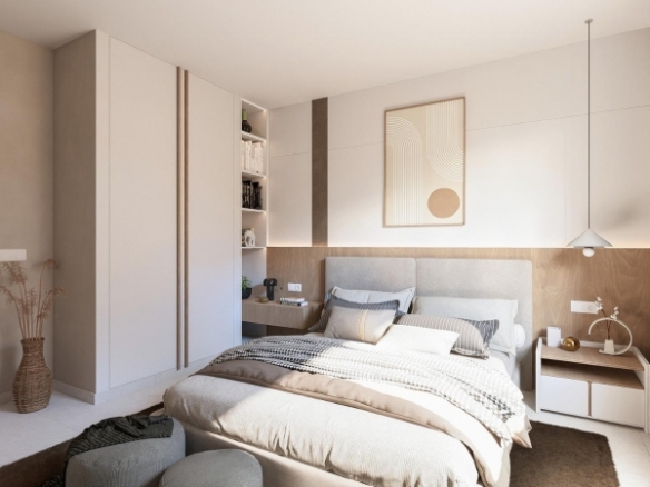 Villa de 3 dormitorios de nueva construcción con piscina privada en resort de golf en Murcia