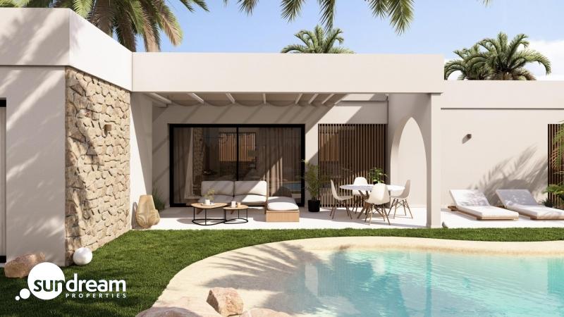 g_43452-5-13 Villa en una planta con 2 dormitorios y piscina privada en golf resort (Murcia)