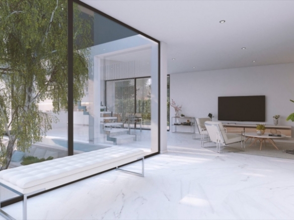 Espectacular villa de 4 dormitorios con parcela de 1000m2 en exclusivo resort de golf(Murcia)