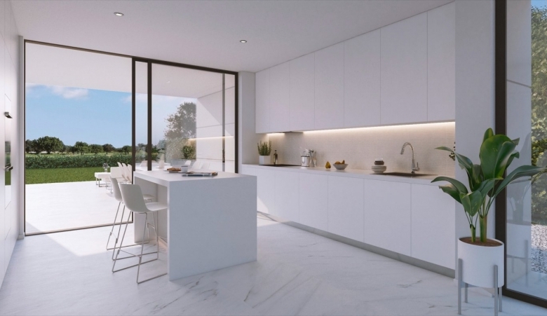 Espectacular villa de 4 dormitorios con parcela de 1000m2 en exclusivo resort de golf(Murcia)