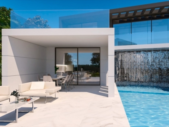 Espectacular villa de 4 dormitorios con parcela de 1000m2 en exclusivo resort de golf(Murcia)