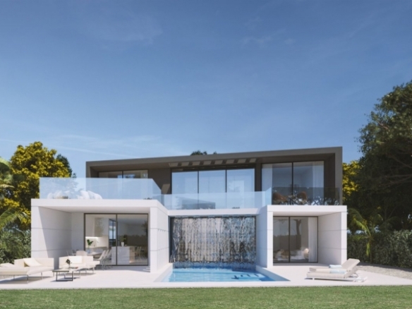 Espectacular villa de 4 dormitorios con parcela de 1000m2 en exclusivo resort de golf(Murcia)