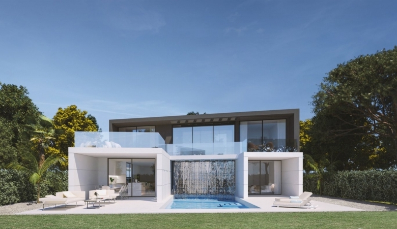 Espectacular villa de 4 dormitorios con parcela de 1000m2 en exclusivo resort de golf(Murcia)