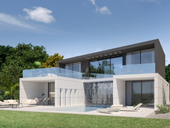 Espectacular villa de 4 dormitorios con parcela de 1000m2 en exclusivo resort de golf(Murcia)