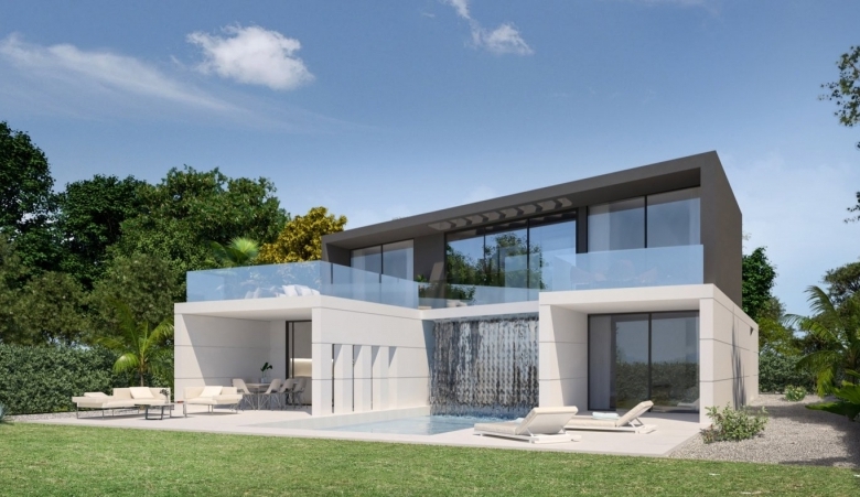 Espectacular villa de 4 dormitorios con parcela de 1000m2 en exclusivo resort de golf(Murcia)