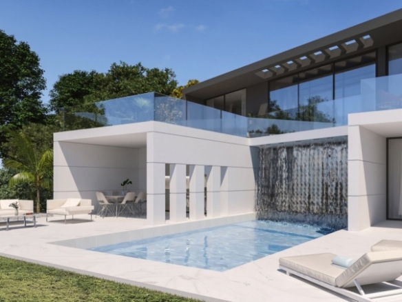Espectacular villa de 4 dormitorios con parcela de 1000m2 en exclusivo resort de golf(Murcia)