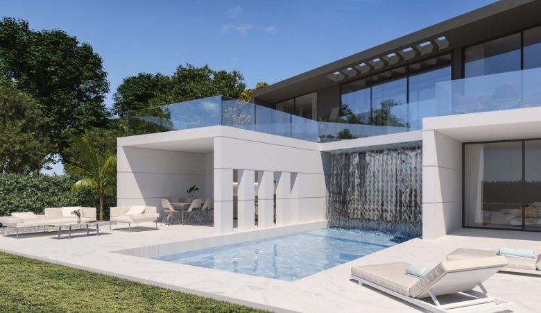Espectacular villa de 4 dormitorios con parcela de 1000m2 en exclusivo resort de golf(Murcia)