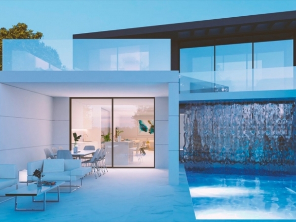 Espectacular villa de 4 dormitorios con parcela de 1000m2 en exclusivo resort de golf(Murcia)