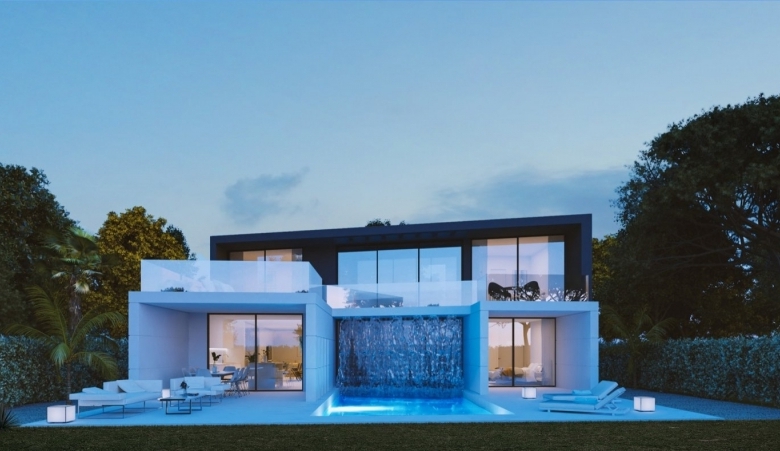 Espectacular villa de 4 dormitorios con parcela de 1000m2 en exclusivo resort de golf(Murcia)
