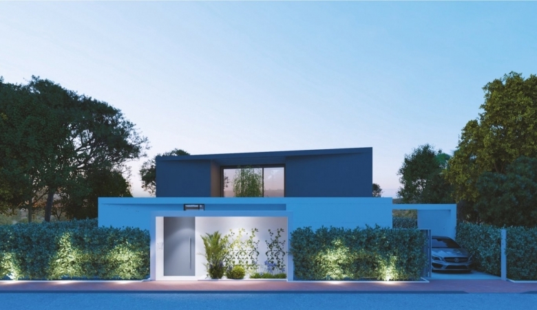 Espectacular villa de 4 dormitorios con parcela de 1000m2 en exclusivo resort de golf(Murcia)
