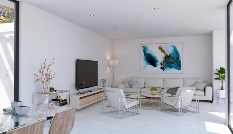 Espectacular villa de 4 dormitorios con parcela de 1000m2 en exclusivo resort de golf(Murcia)