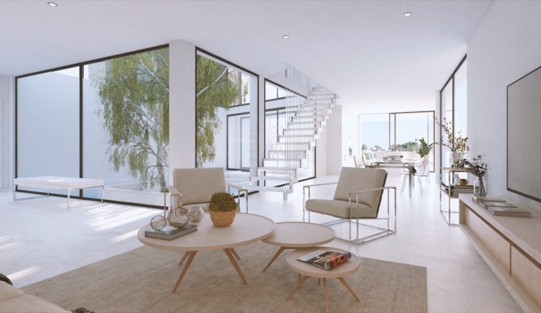Espectacular villa de 4 dormitorios con parcela de 1000m2 en exclusivo resort de golf(Murcia)