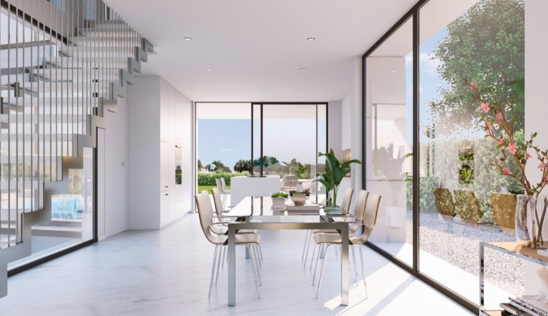 Espectacular villa de 4 dormitorios con parcela de 1000m2 en exclusivo resort de golf(Murcia)