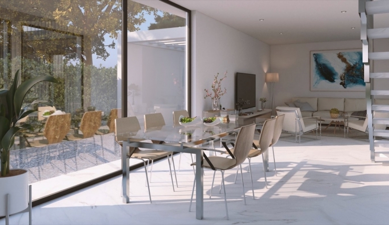Espectacular villa de 4 dormitorios con parcela de 1000m2 en exclusivo resort de golf(Murcia)