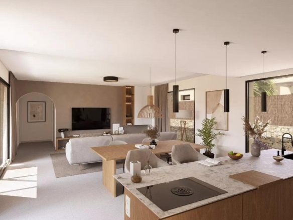 Villa de 3 dormitorios en una planta con piscina privada en resort de golf(Murcia)