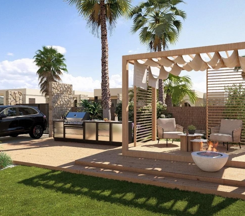 Villa de 3 dormitorios en una planta con piscina privada en resort de golf(Murcia)