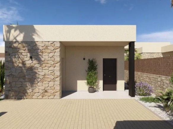 Villa de 3 dormitorios en una planta con piscina privada en resort de golf(Murcia)