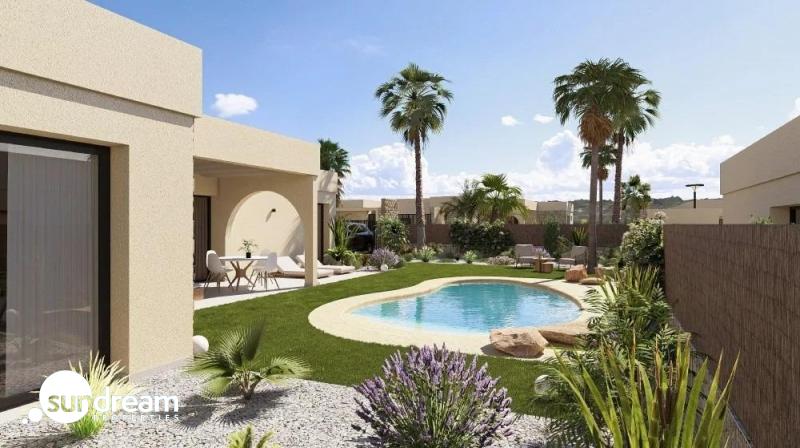 Villa de 3 dormitorios en una planta con piscina privada en resort de golf(Murcia)