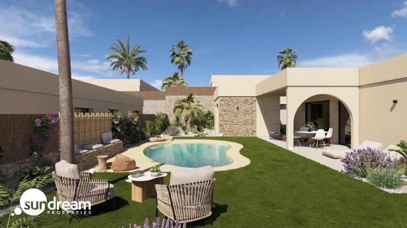 Villa de 3 dormitorios en una planta con piscina privada en resort de golf(Murcia)