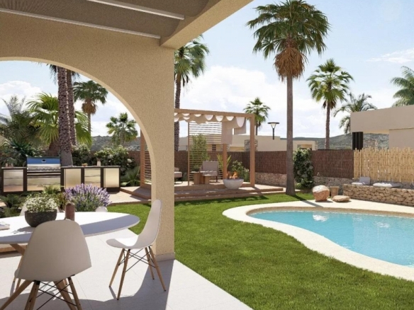 Villa de 3 dormitorios en una planta con piscina privada en resort de golf(Murcia)