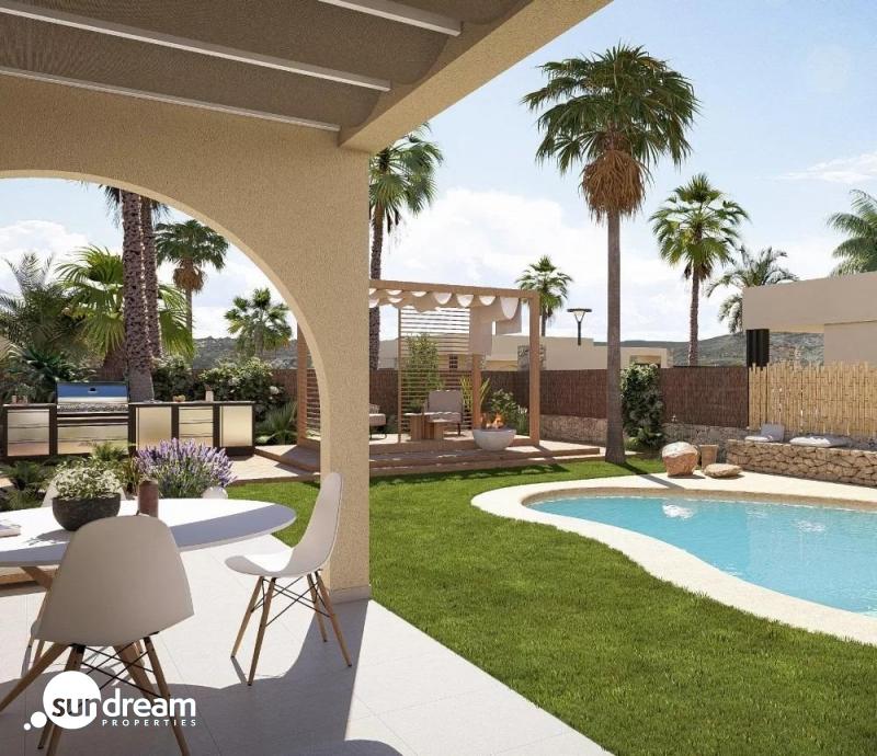 Villa de 3 dormitorios en una planta con piscina privada en resort de golf(Murcia)