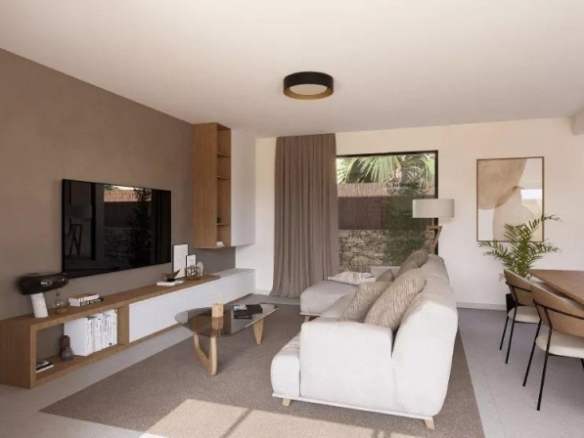 Villa de 3 dormitorios en una planta con piscina privada en resort de golf(Murcia)