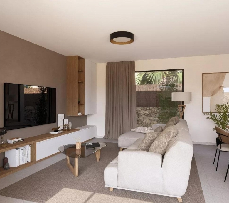 Villa de 3 dormitorios en una planta con piscina privada en resort de golf(Murcia)