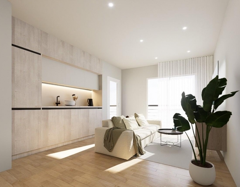 Ático de 1 dormitorio de nueva construcción a 800m de la playa a la venta en Torrevieja