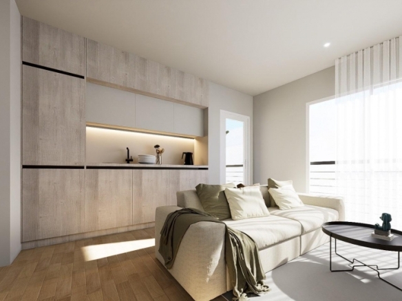Ático de 1 dormitorio de nueva construcción a 800m de la playa a la venta en Torrevieja