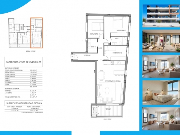 Ático de 3 dormitorios de nueva construcción a la venta en Benijófar(Alicante)